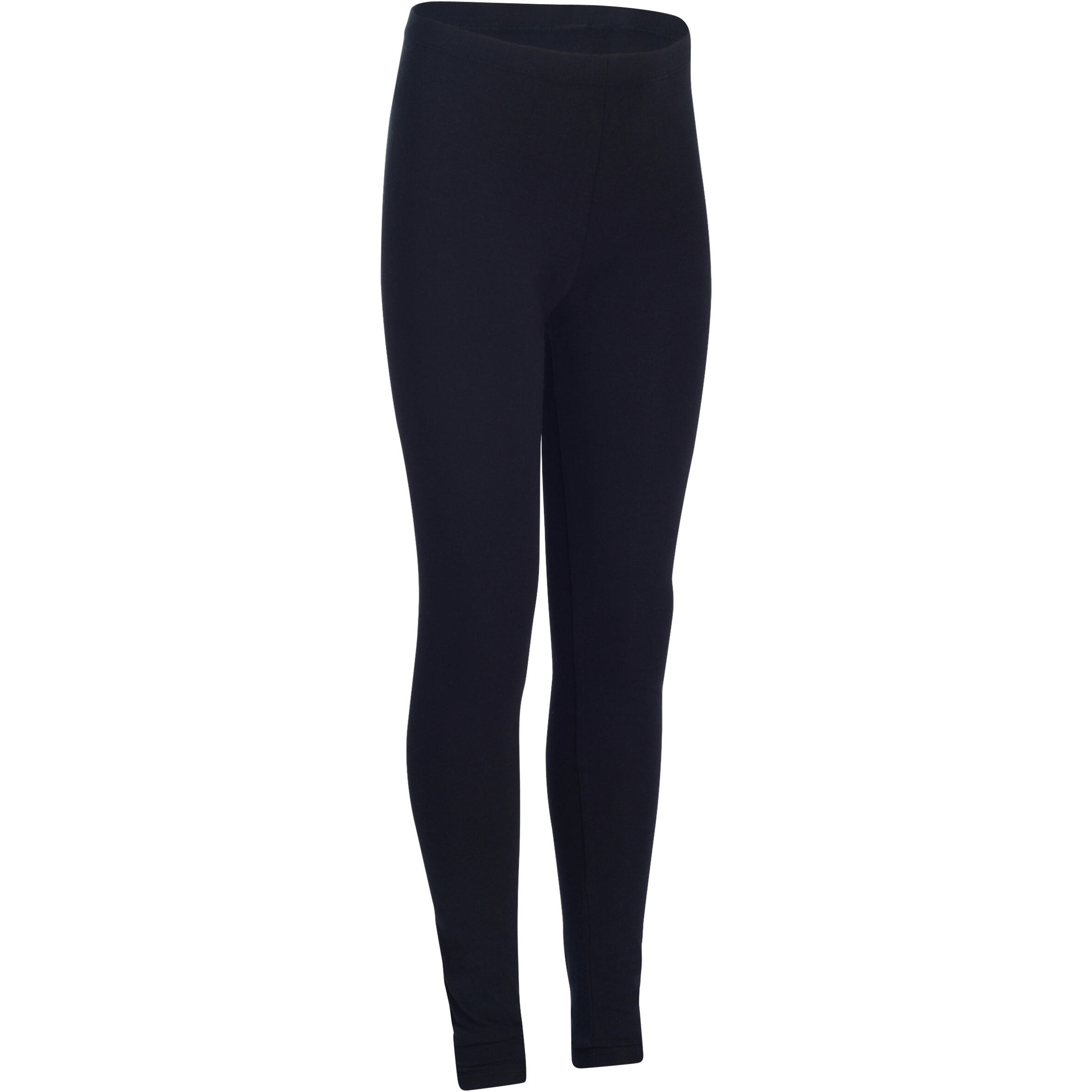 Girls' Gym Leggings 100 - Black