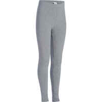 100 Girls' Gym Leggings - Light Grey