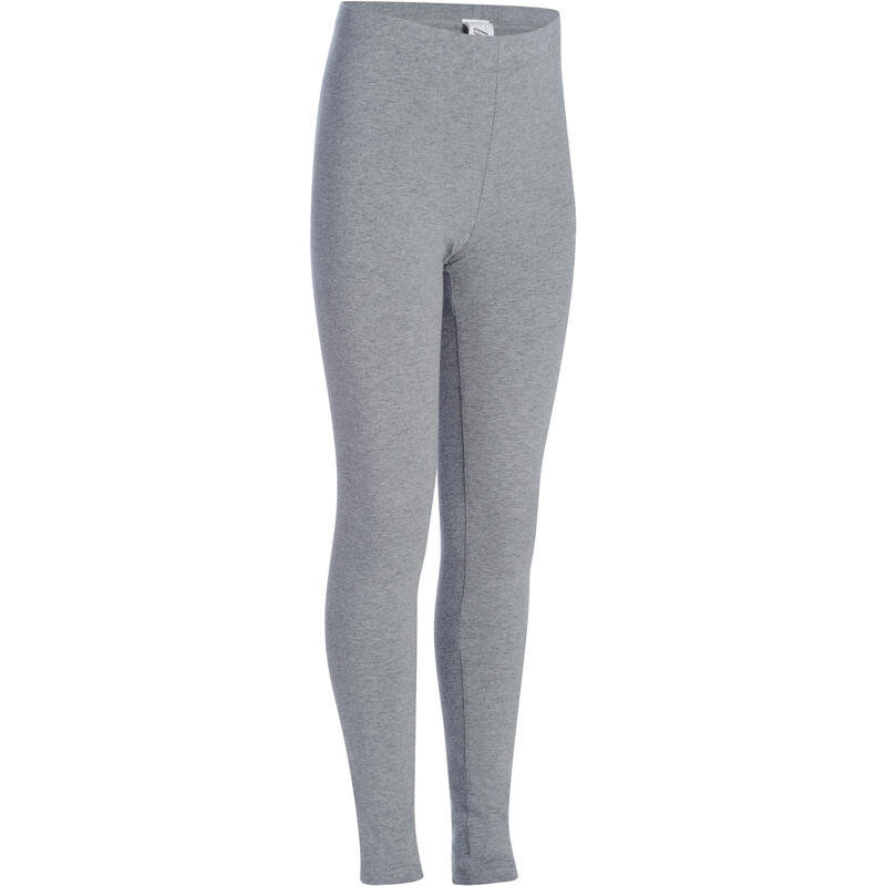 Girls' Gym Leggings - Grey Girls' Gym Leggings - Grey