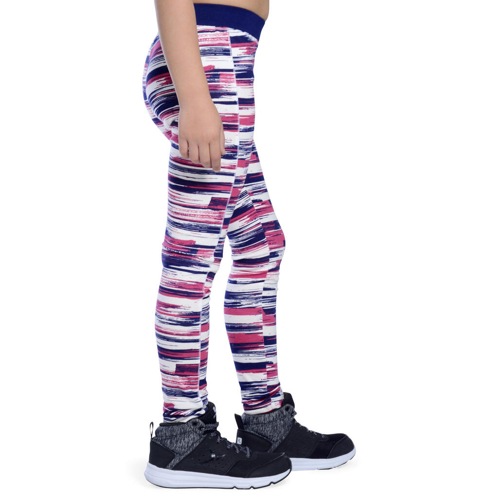 Leggings Gym Mädchen Print rosa