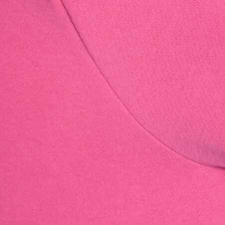 100 Warm'y Girls' Gym Tracksuit - Pink Print