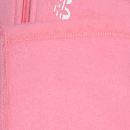 Warm'y 120 Girls' Zip-Up Gym Tracksuit - Pink Print