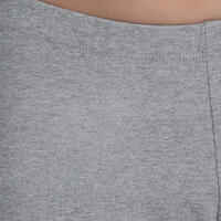 100 Girls' Gym Leggings - Light Grey