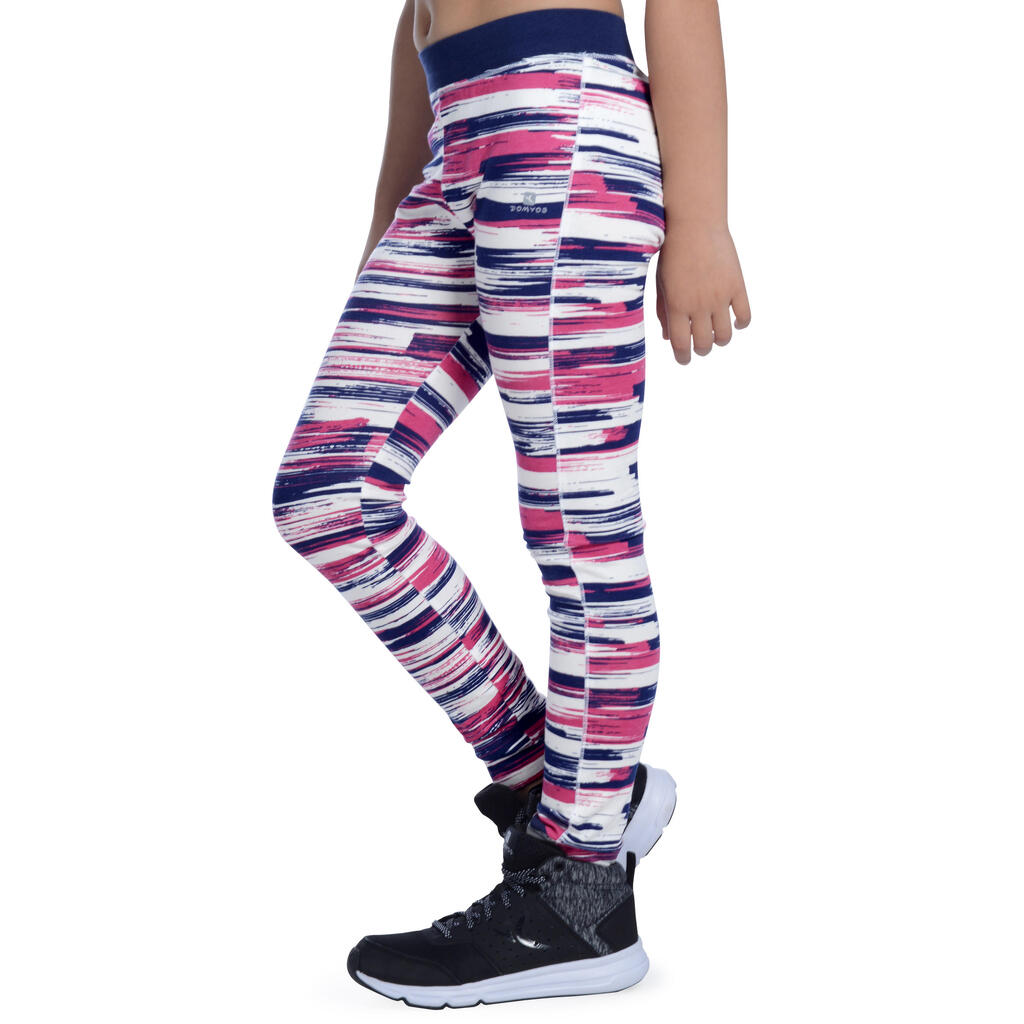 Leggings Gym Mädchen Print rosa