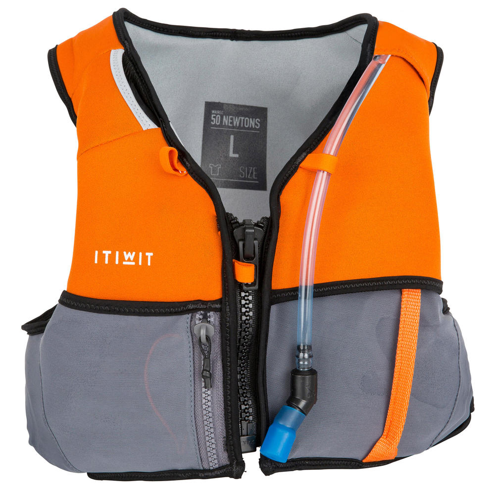 GILET-FLOTTABILITE-WAIRGO-HYDRA-50N-ORANGE-ITIWIT