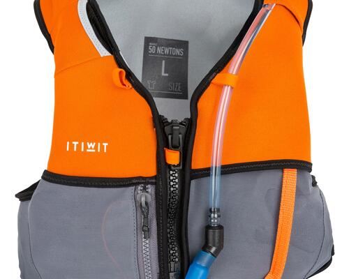 GILET-FLOTTABILITE-WAIRGO-HYDRA-50N-ORANGE-ITIWIT