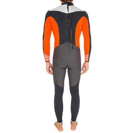 Dinghy 500 Men's Sailing GBS 3/2 mm Neoprene Wetsuit - Black/Orange