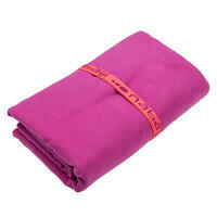 Ultra Compact Microfibre Towel Size XL 110 x 175 cm - Purple