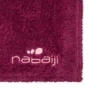 Soft microfibre towel size L 80 x 130 cm purple