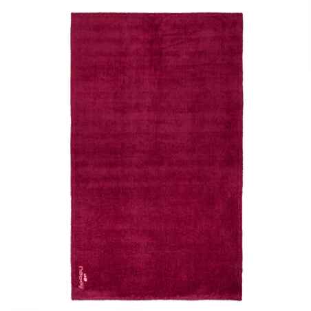 Soft microfibre towel size L 80 x 130 cm purple