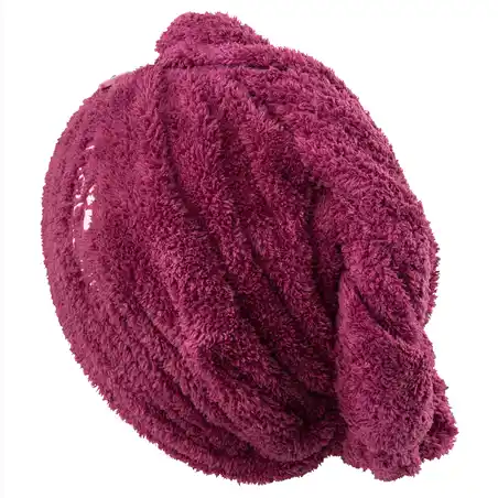 Soft Microfibre Hair Towel - Burgundy