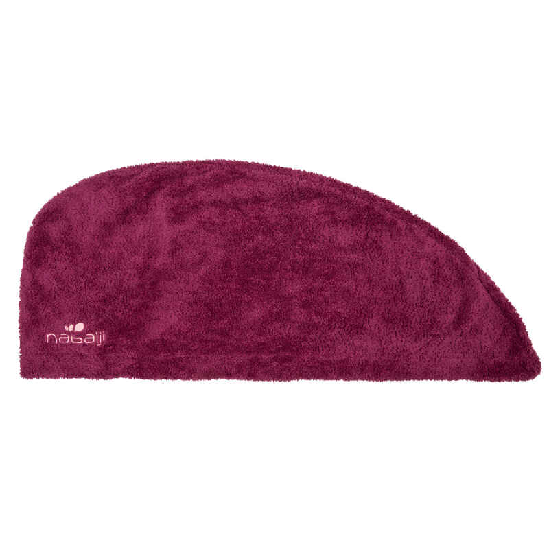 Soft Microfibre Hair Towel - Dark Purple - Decathlon Soft Microfibre Hair Towel - Dark Purple - Decathlon