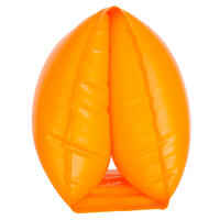 شارات سباحة للأطفال وزن 30-60 كجم بغرفتي نفخ - برتقالي
