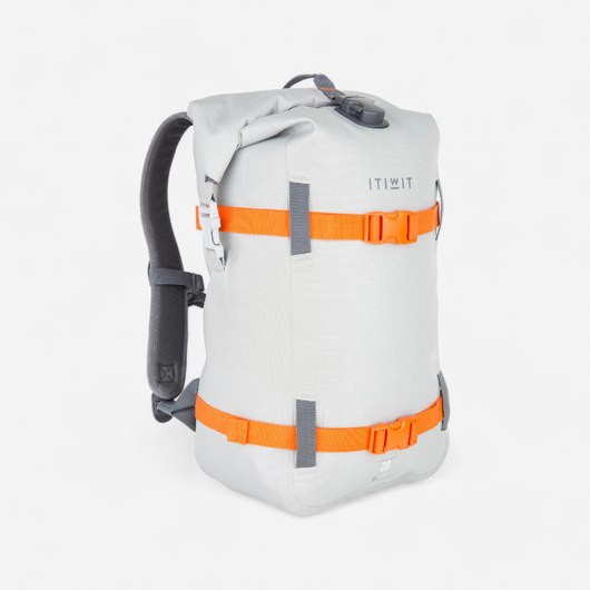 Sac a dos etanche 20l gris