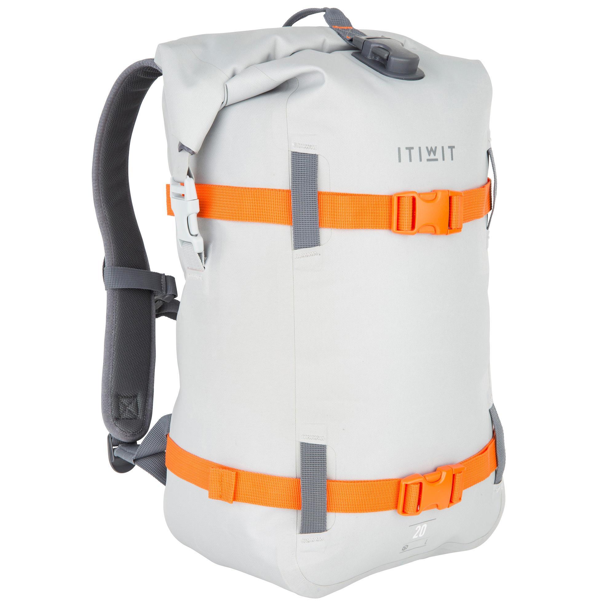 Mochila Estanca Impermeable 20 litros Itiwit Negra ITIWIT | Decathlon