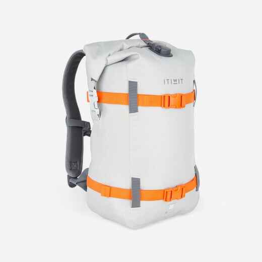 
      Wasserfester Rucksack 20 L - hellgrau
  