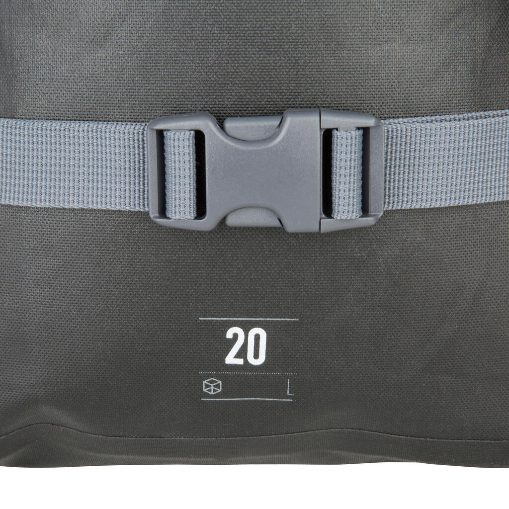 WATERPROOF BACKPACK 20 L BLACK