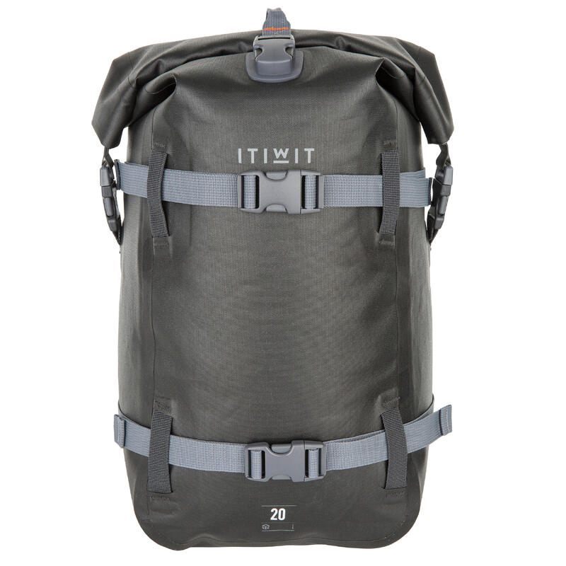 Wasserfester Rucksack 20 L - dunkelgrau