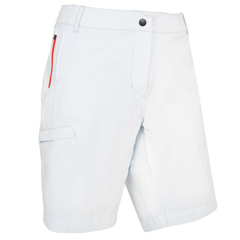 TRIBORD 500 Women's Sailing Shorts Grey Blue Decathlon