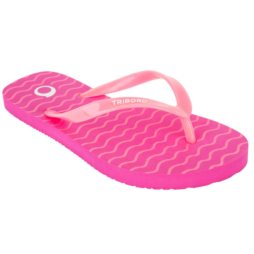 Zehensandalen TO 100S Print Kinder pink