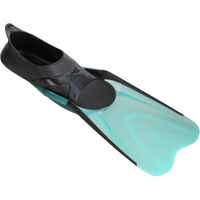 Adults’ snorkelling fins SUBEA SNK 500 - Black and Mint Green