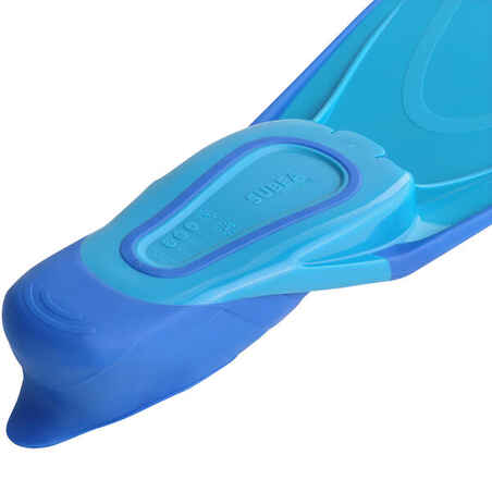 SNK 520 Kids Snorkelling Fins - Turquoise blue