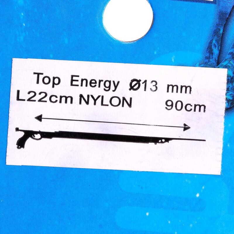 Naciąg dwużyłowy Top Energy nylon 13 mm do kuszy do łowiectwa podwodnego