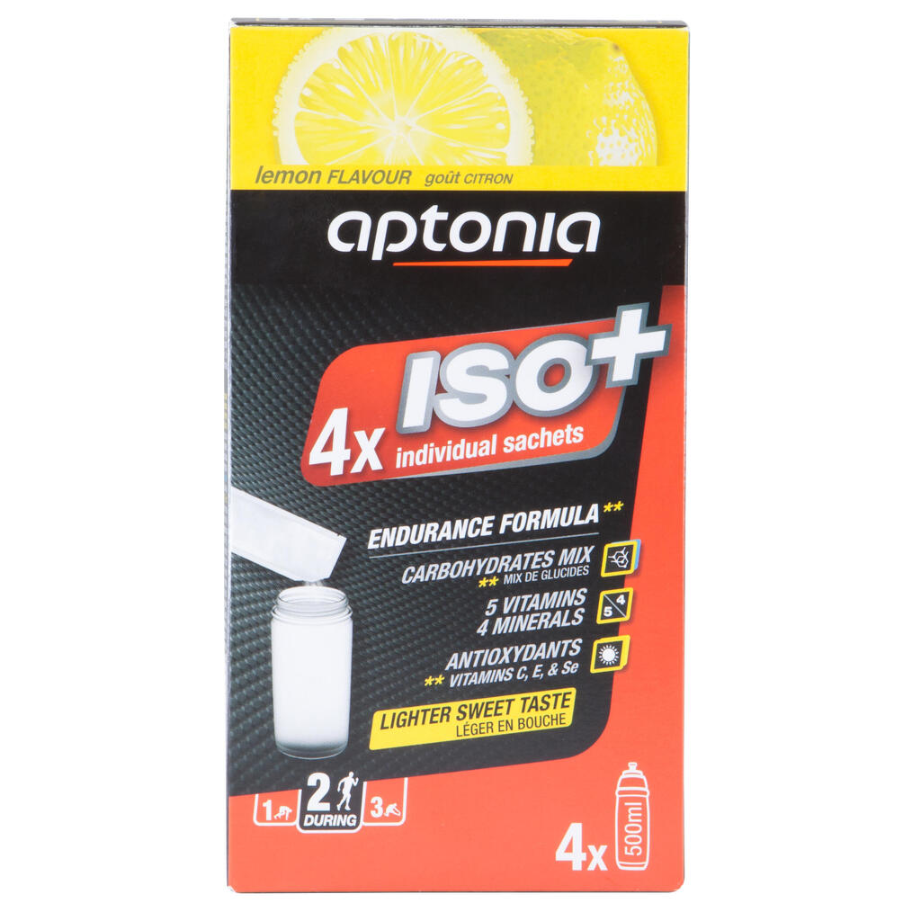 Ισοτονικό ποτό σε Σκόνη Iso+ 4 x 38 g - Λεμόνι