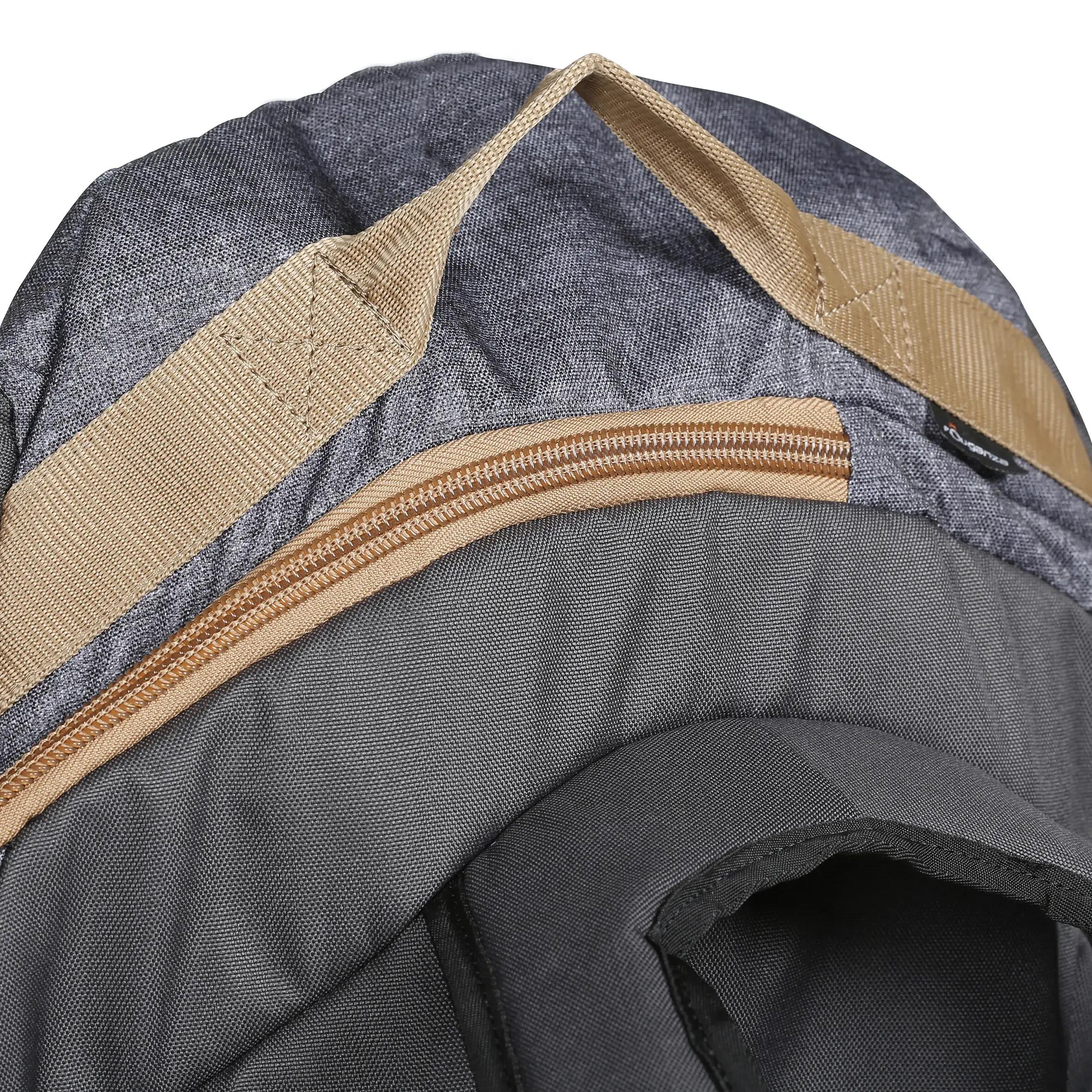 Horse Riding Saddle Bag - Mottled Grey/Camel 4/4