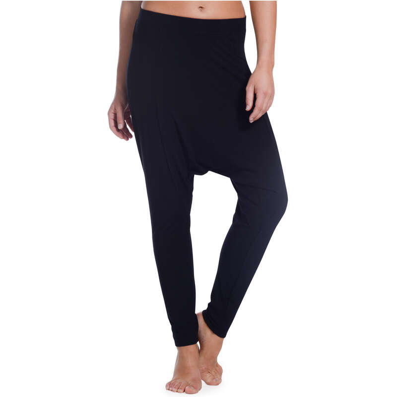 DOMYOS Women's Dance Harem Trousers Black Decathlon