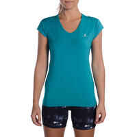 Energy Women's Cardio Fitness T-Shirt - Blue/Green