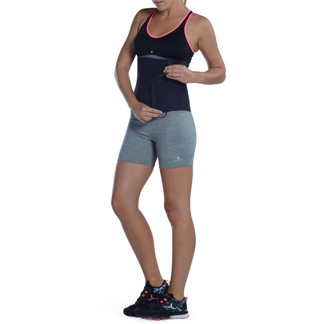  LIYUN Abdominal Belt for Men Abdominal Sweat Belt Sheath Flat  Stomach Sport Adjustable Slimming Belt Waist Trainer Sauna Suits (Color :  Black, Size : 3X-Large) : Sports & Outdoors