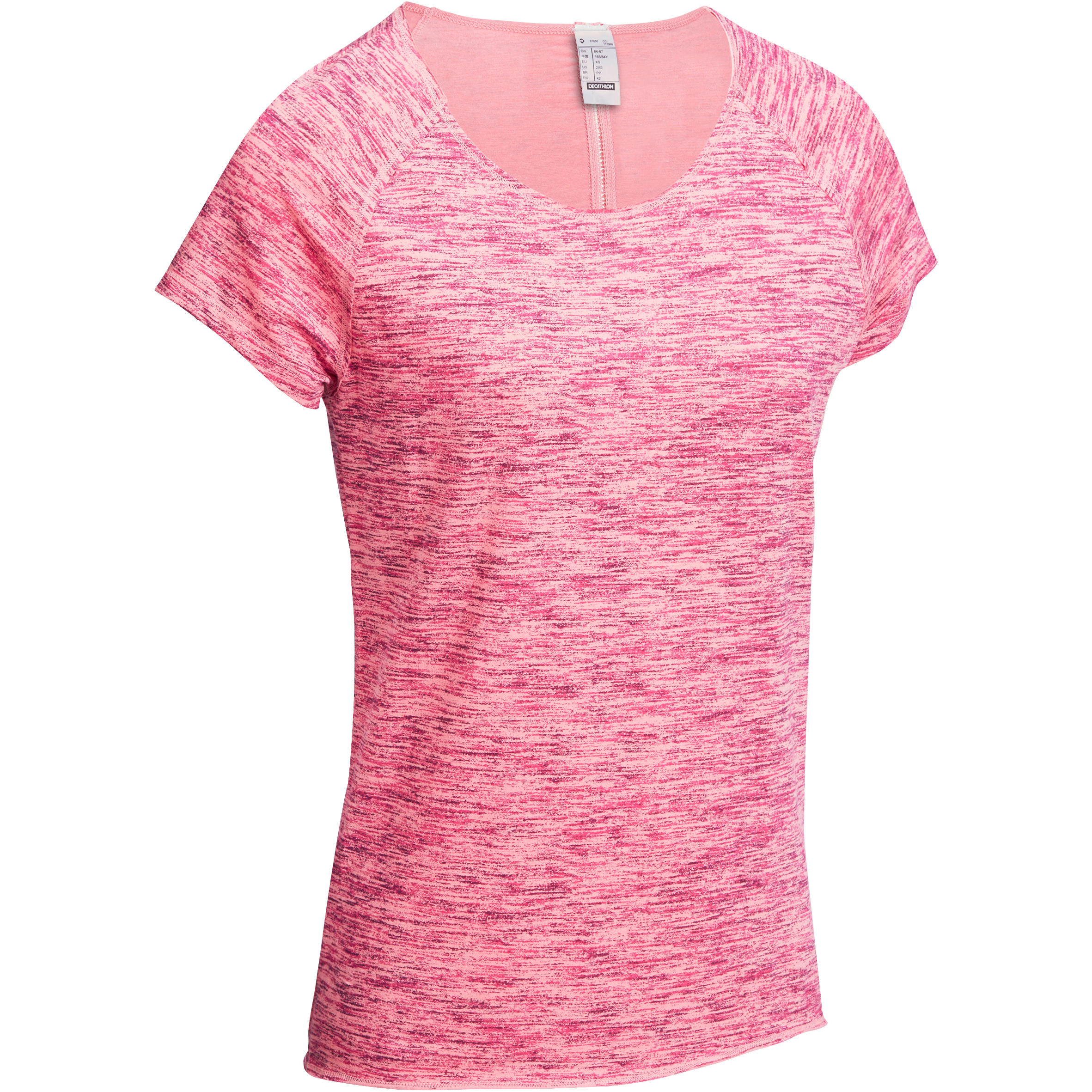 

Women' Organic Cotton Yoga T-Shirt - Pink