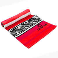 L Print Towel 145 x 85 cm - Guarana Pink