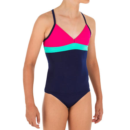 Maillot de bain 2 pièces tankini fille COLOR B