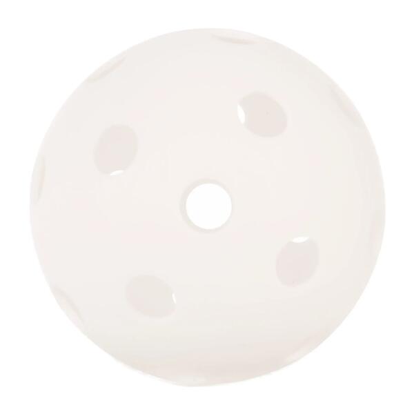 White perforated pickleball ball
