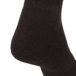 High Linen Tennis Socks RS 500 Tri-Pack - Black