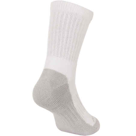 Kids' High Tennis Socks RS 500 Tri-Pack - White