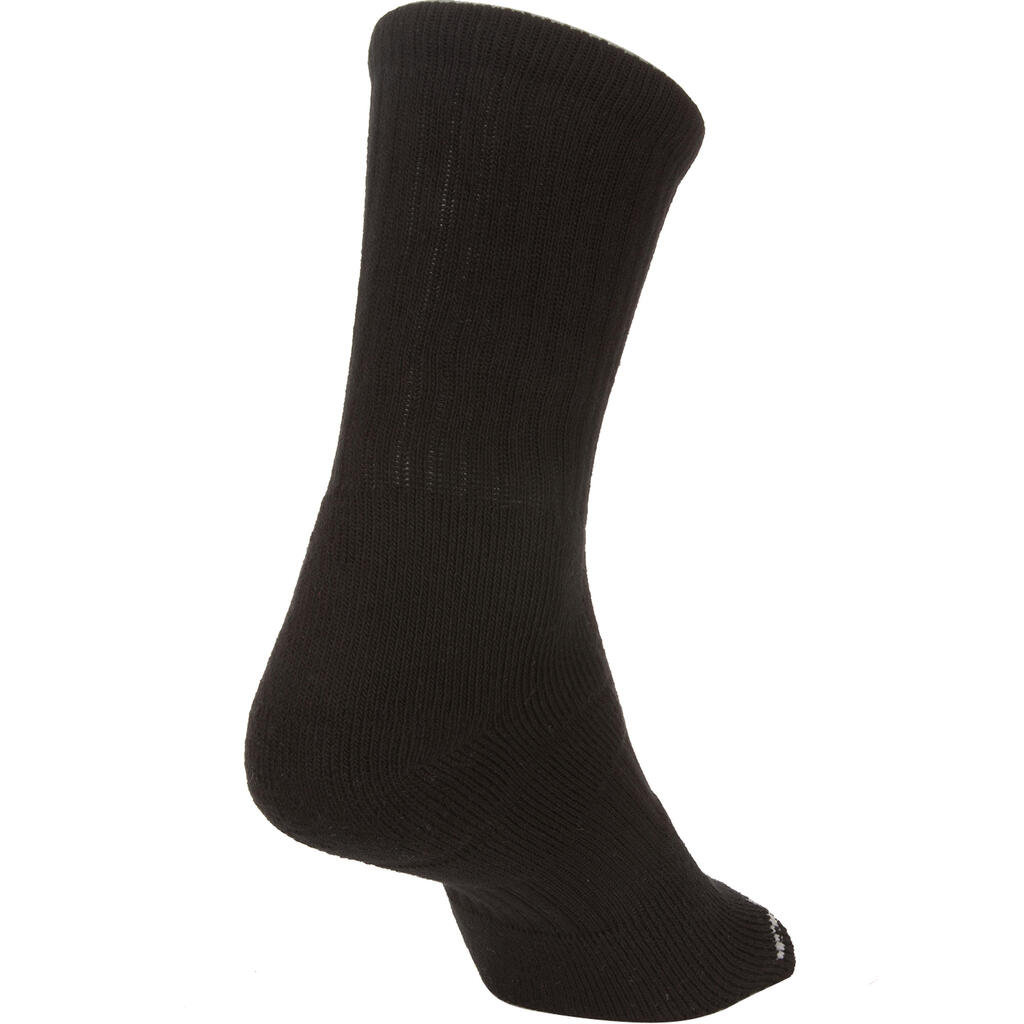 CHAUSSETTES DE TENNIS HAUTES ARTENGO RS 500 GRIS LOT DE 3