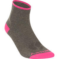 RS 160 Adult Mid Sports Socks Tri-Pack - Pink