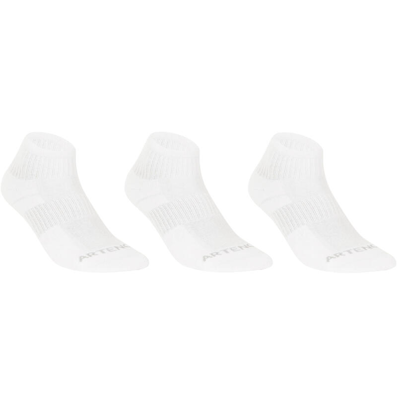 RS 500 Mid Tennis Socks Tri-Pack - White