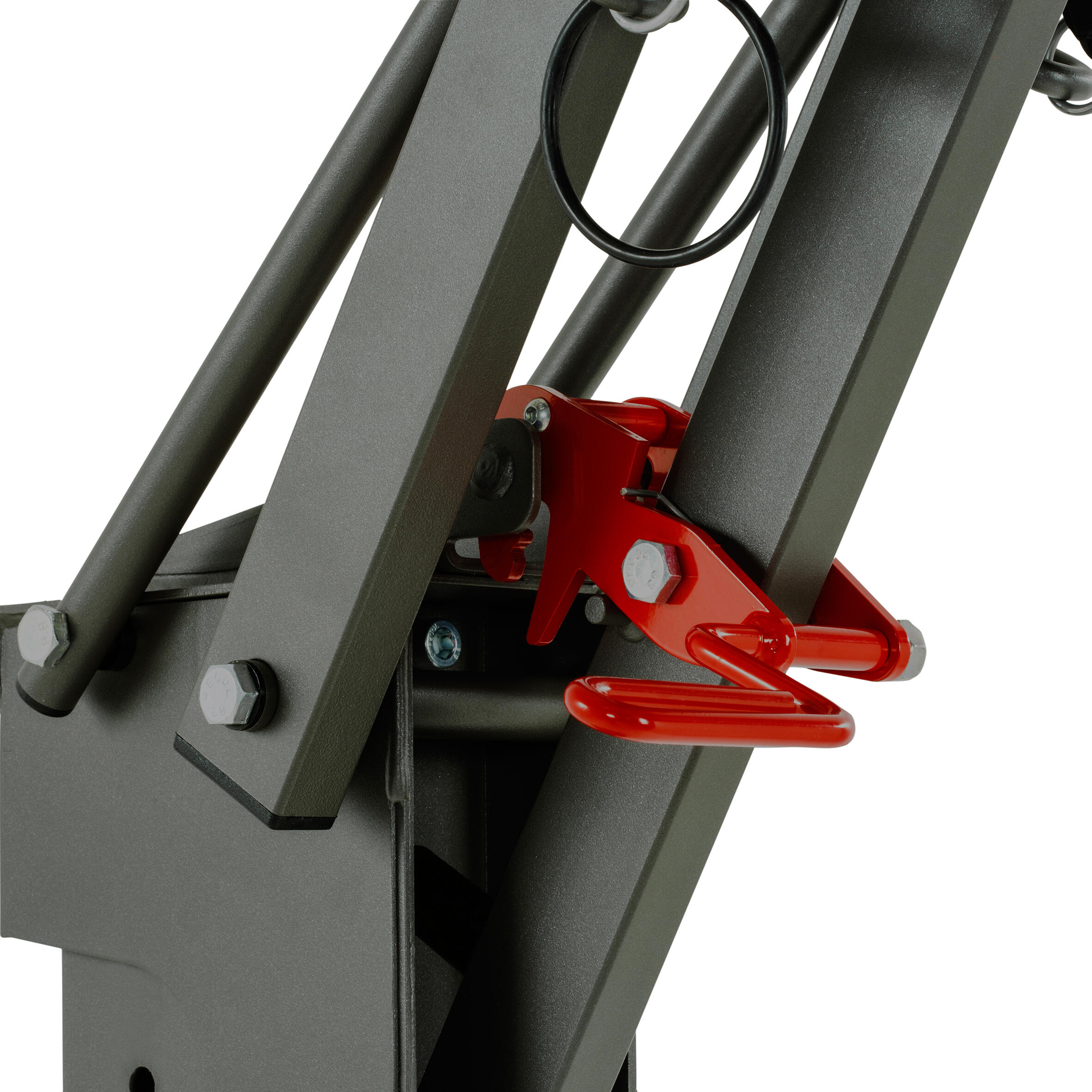 B900 Kids'/Adult Basketball Basket 2.4m to 3.05m Adjusts and stores in 2 minutes 3/6