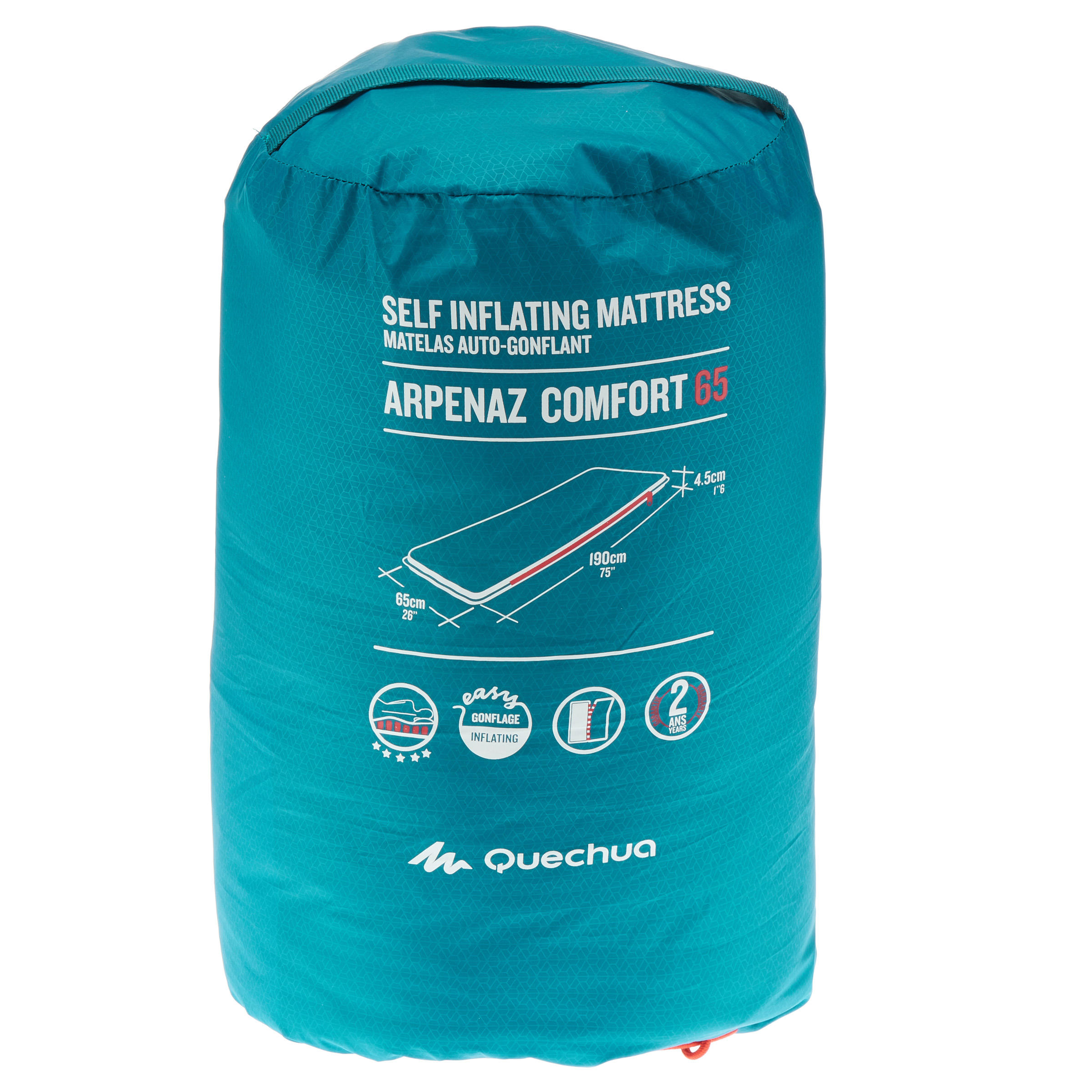 quechua self inflating mattress arpenaz comfort 65