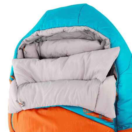 Schlafsack 0–5°C Forclaz Ultralight Kinder orange