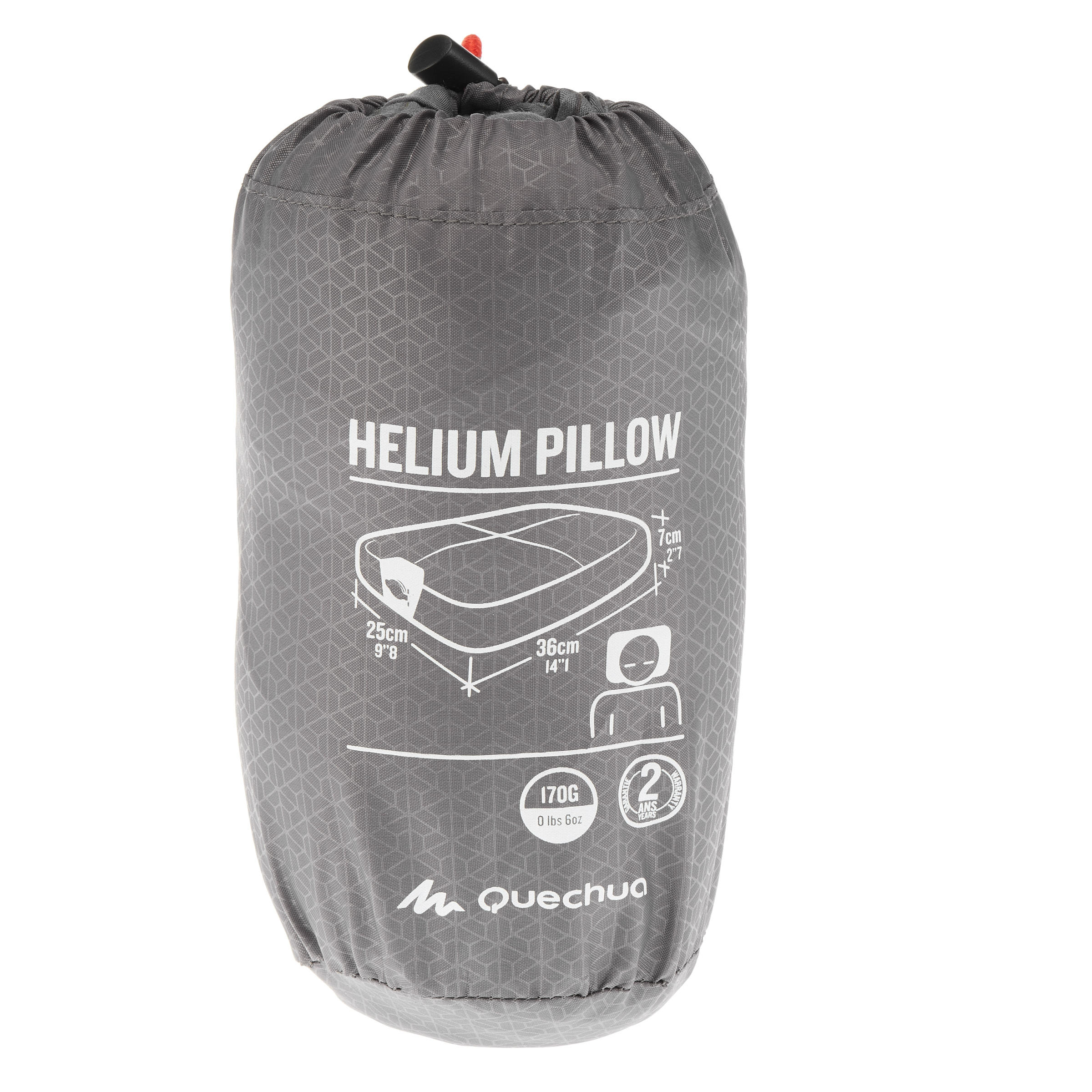 Helium trek pillow grey 10/11