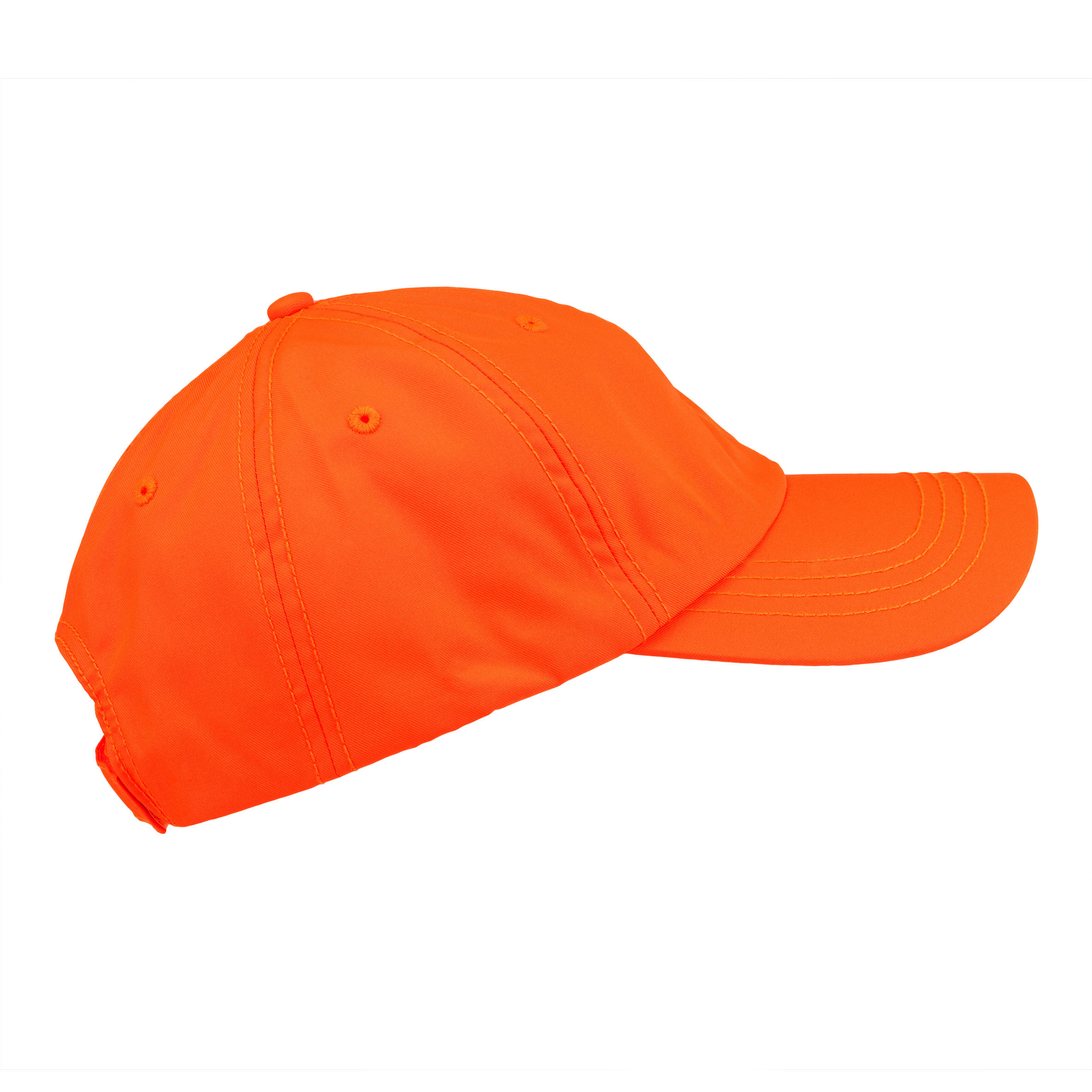 Gorra Caza Solognac 100 Adulto Naranja Fluo Alta Visibilidad 5/11