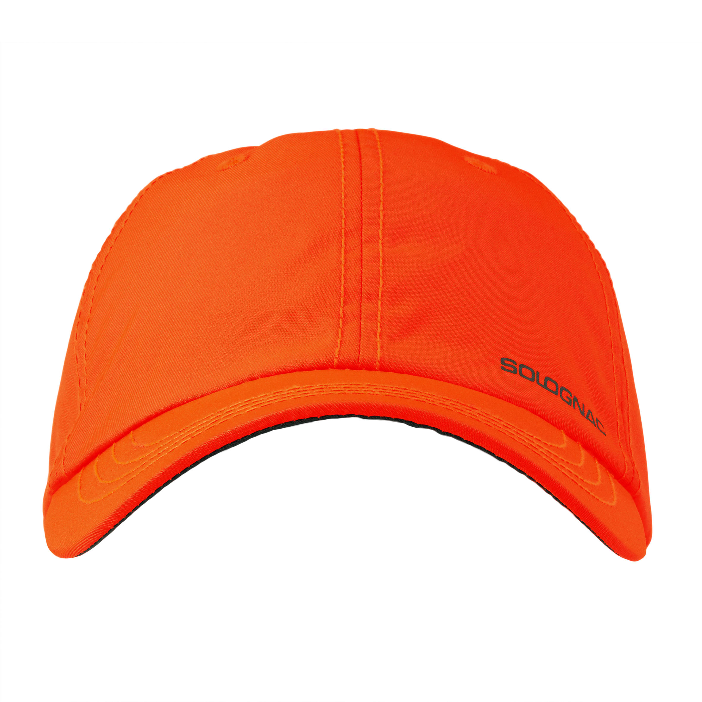 Gorra Caza Solognac 100 Adulto Naranja Fluo Alta Visibilidad 2/11