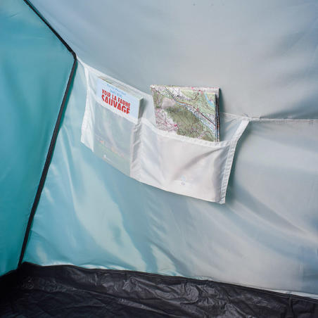 2 SECONDS CAMPING TENT - 3 PEOPLE - GREEN