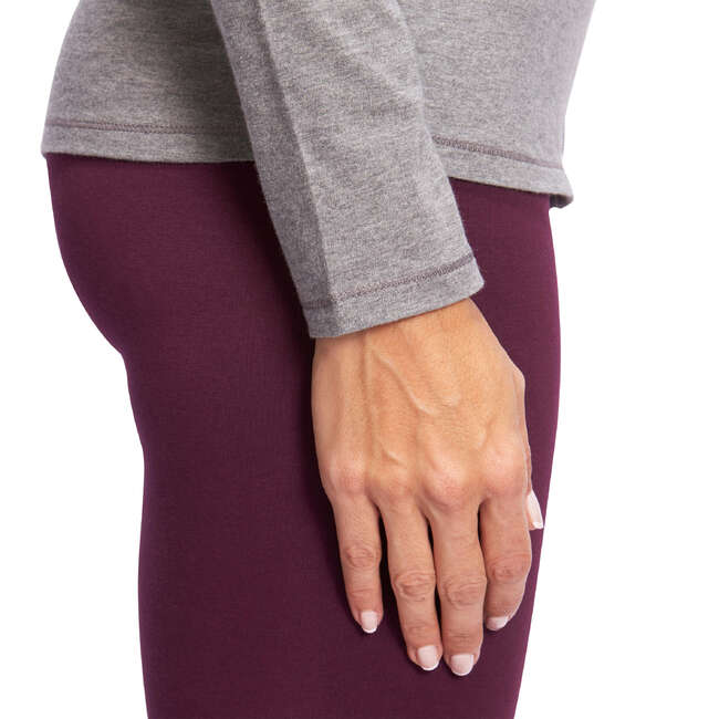 DOMYOS 100 Women's LongSleeved Gym Stretching TShirt...