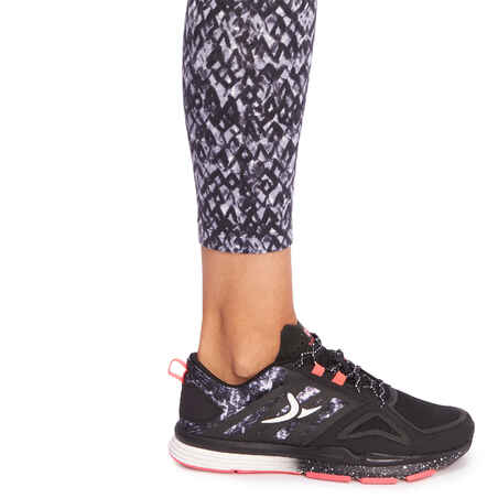 Fit+ Women's 7/8 Slim-Fit Gym and Pilates Leggings - Printed